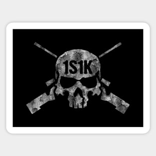 1S1K Skull Logo Sticker